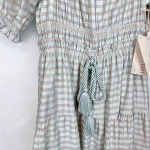 Moon River
 Puff-Sleeve Midi-Dress
